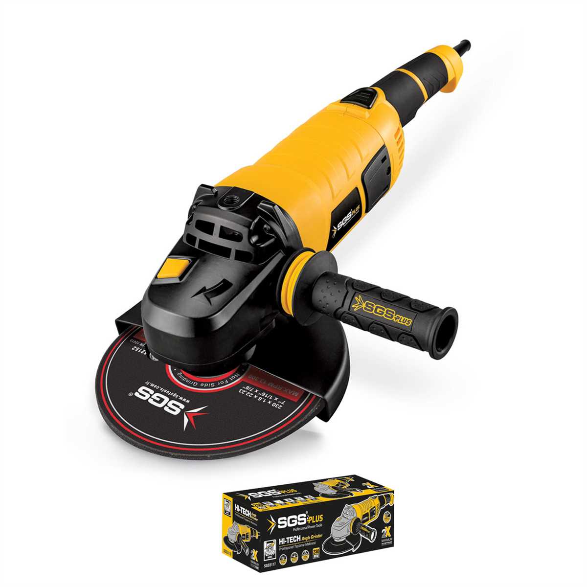 SGS Taşlama Makinesi 2500W 230mm (2/Koli)✓